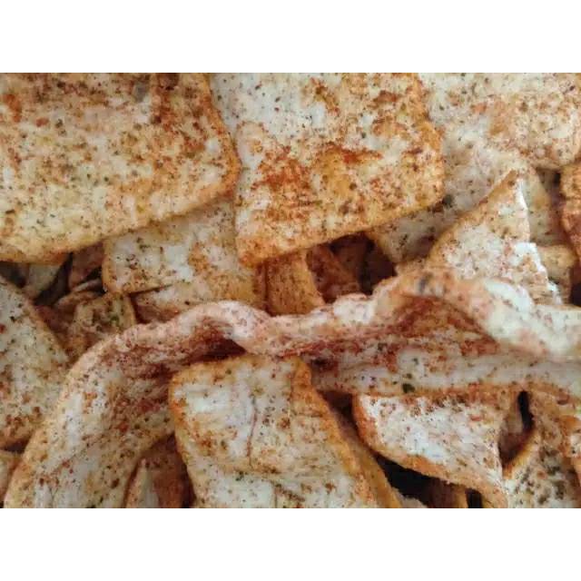 

Cemilan bandung kripik selondok pedas 250gram