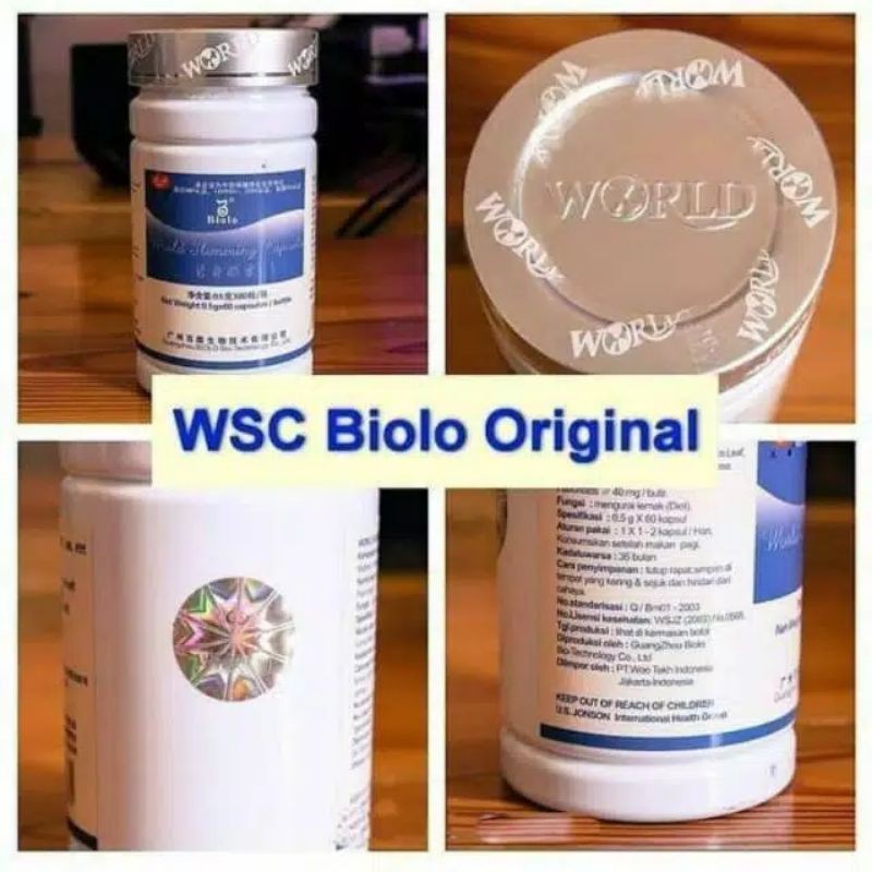 WSC BIOLO IMPORT ORIGINAL /WOOTEKH ORI OBAT DIET /PELANGSING AMAN