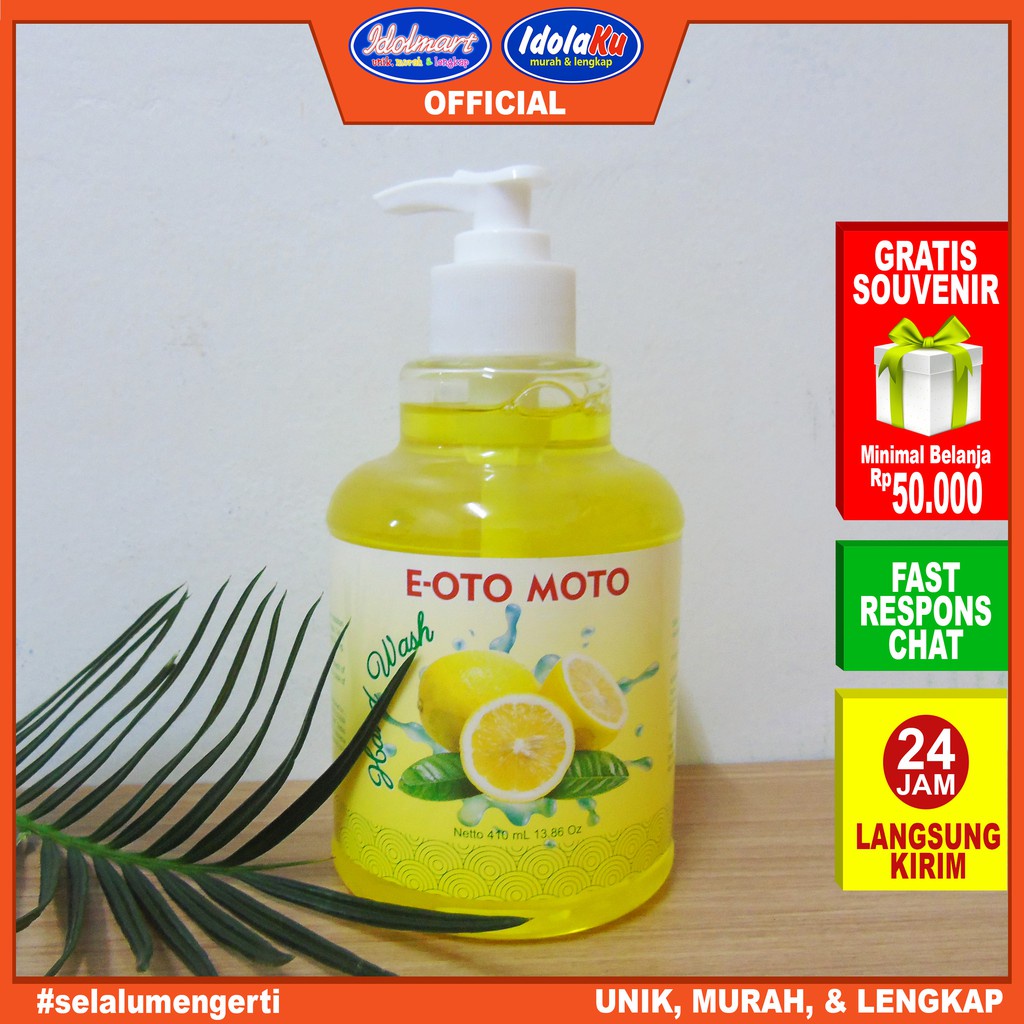 IDOLAKU Sabun Cuci Tangan / Hand Soap E Oto Moto 410ml Sabu Cuci Tangan