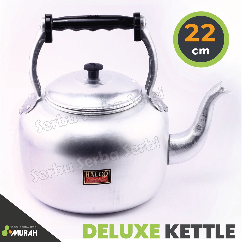 SERBU MURAH - Teko PREMIUM  HALCO Teko Cor BEST QUALITY  - Ceret Cor  Teko Lumunium Super kettle /  