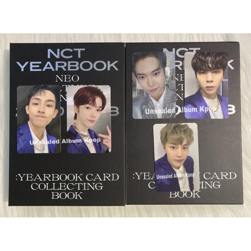 NCT 2020 Yearbook Card Collecting Book Taeil PC Photocard Fullset Kolbuk wts doyoung Winwin sungchan