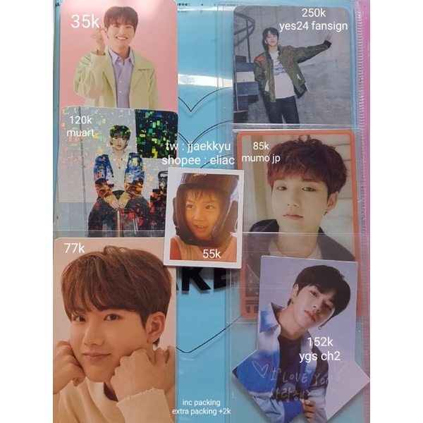 TREASURE PHOTOCARD PC OFFICIAL YG MANYO AR BABY KIM JUNKYU AJU  MUART CHAPTER 1 2 3 YGS YOON JAEHYUK