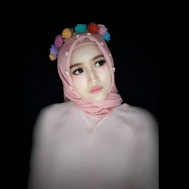 Kerudung flow hijab segi empat