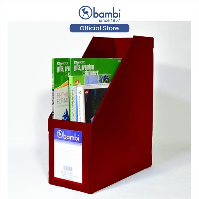 

File-Box- Bambi Magazine File 1033 Jumbo - 69 Dark Red -Box-File.