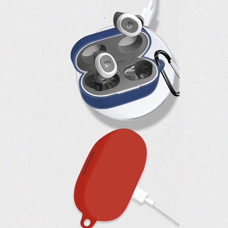 Bt Pelindung Earphone Ultra Slim &amp; Tipis Lembut Untuk Case Untuk SoundPEATS TrueFree2