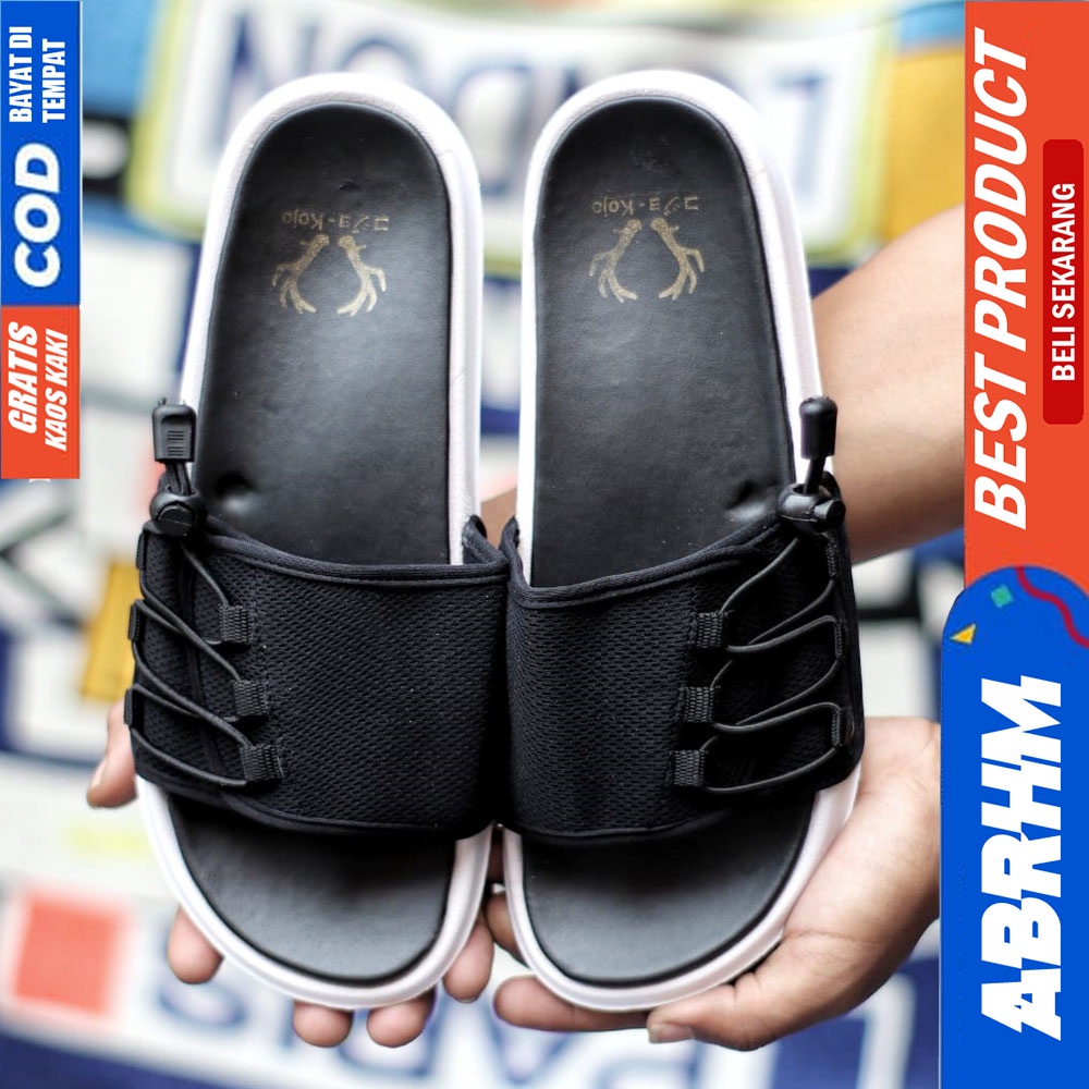 Sandal Casual Pria Sandal Slide Pria Sendal Selop Cowok Fashion Terbaru Keren