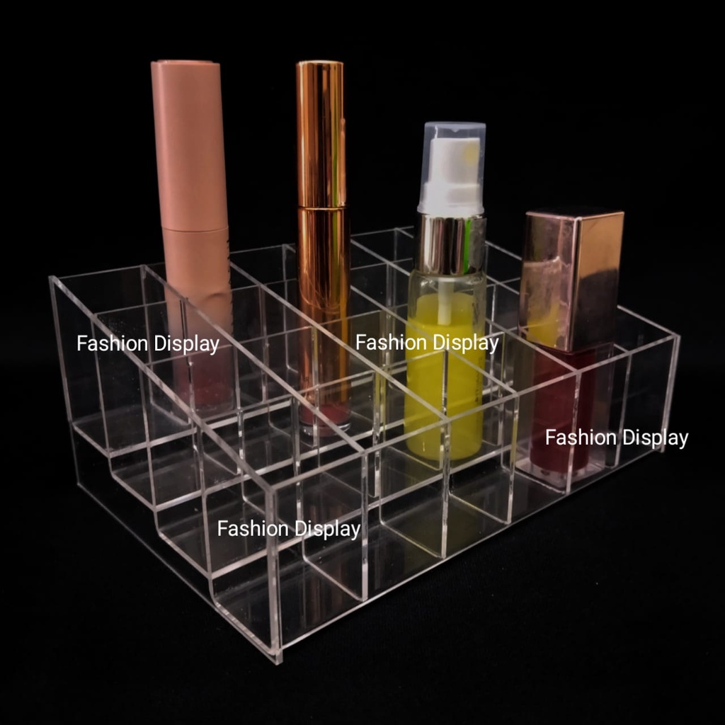 Rak Kosmetik/Tempat Lipstik/Akrilik Lipstik/Akrilik Kosmetik/Akrilik Make up /Kotak Kosmetik(BH)