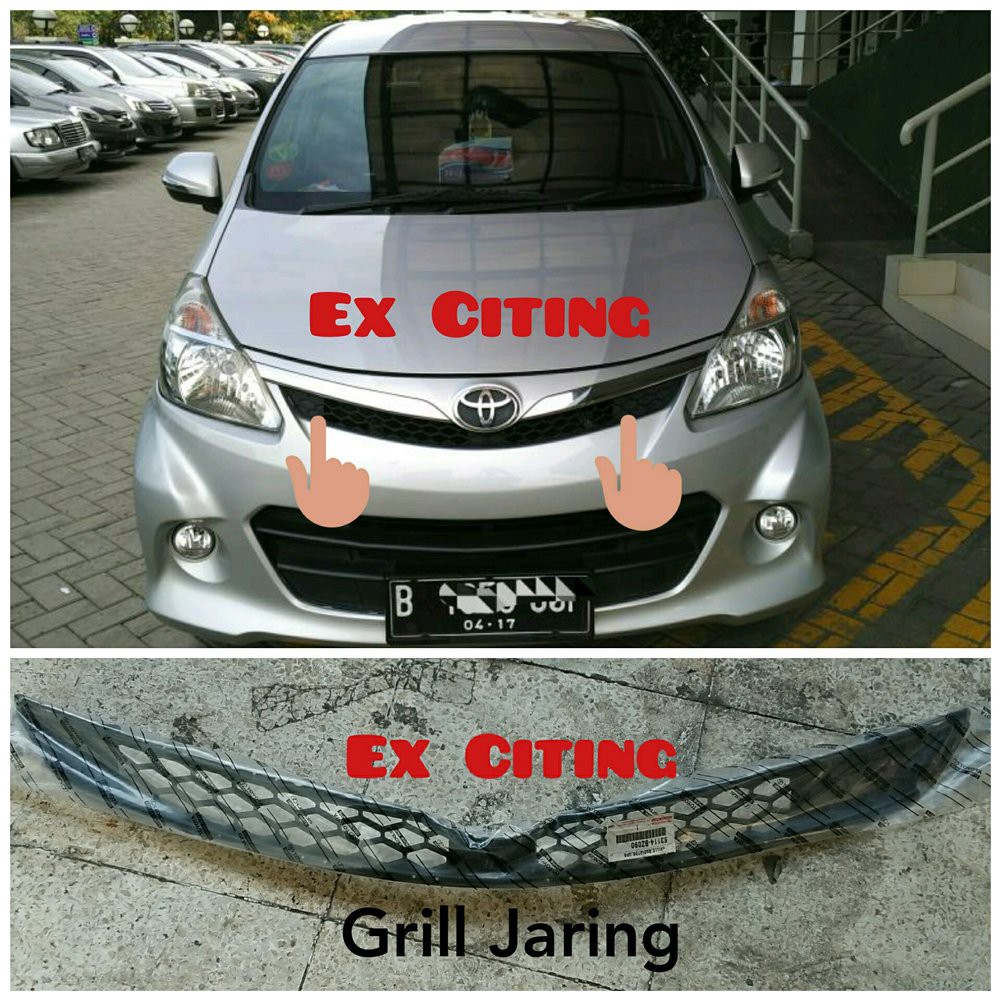 Grill Jaring Kisi Kisi Grille Bumper Avanza Veloz Original Toyota Shopee Indonesia