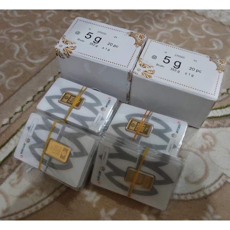 LM Antam 5 gram produksi 2020