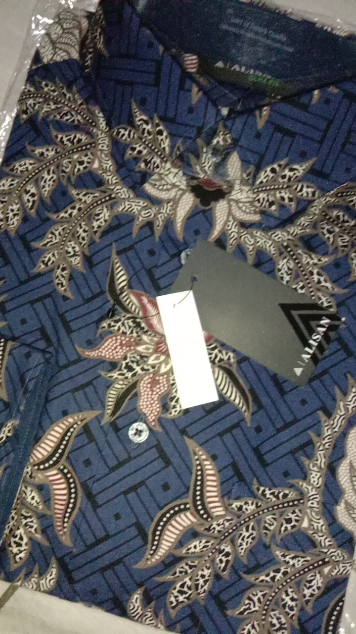 Kemeja Alisan Batik Lengan Panjang Kemeja Batik (slimfit)