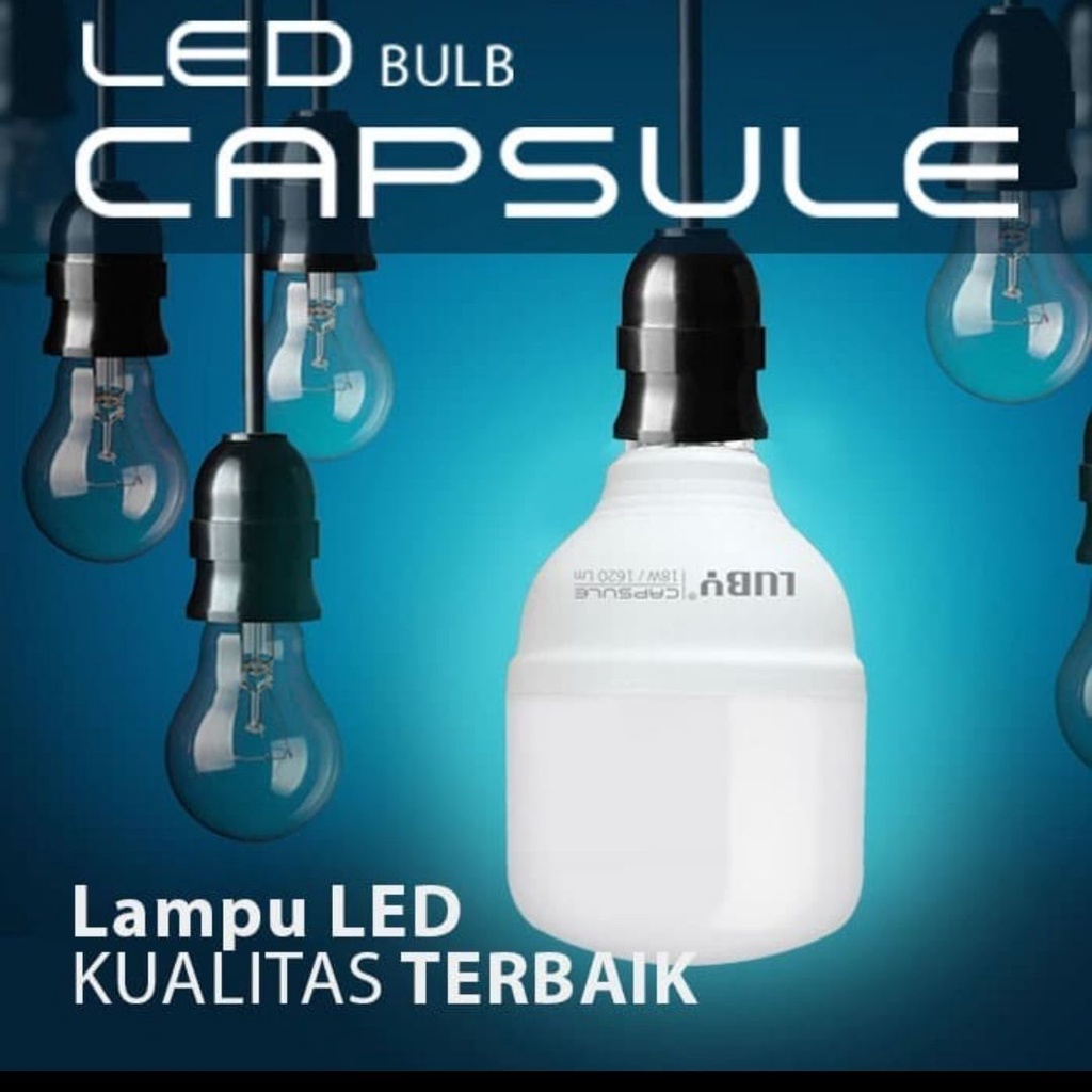 LUBY Capsule Lampu LED 5 Watt, 10 Watt, 14 Watt, 18 Watt, 28 Watt, 38 Watt, 45 Watt, 50 Watt