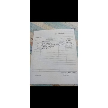 

nota barang