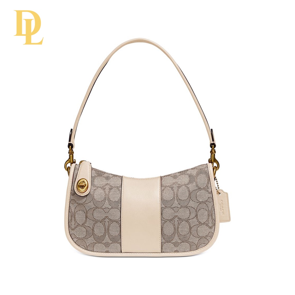 Coach Swinger Bag In Signature Jacquard - Stone Ivory (C0721)