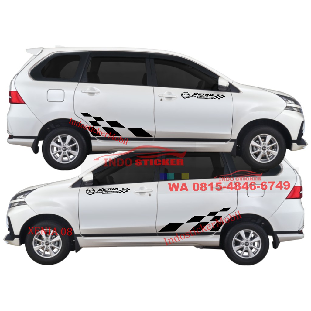 CUTTING STICKER MOBIL XENIA STIKER MOBIL DAIHATSU XENIA