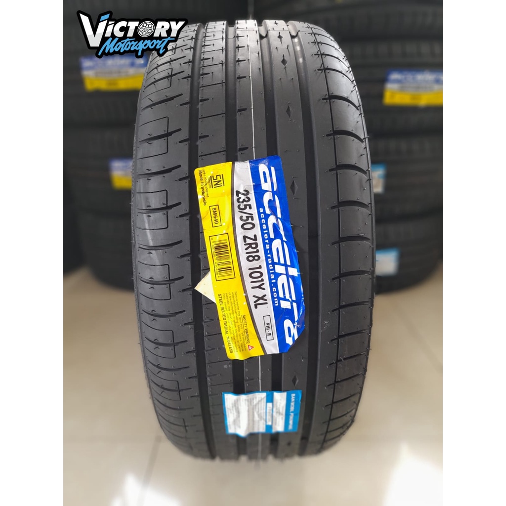 BAN MOBIL INNOVA ALPHARD R18 BAN STANDAR UKURAN 235 50 RING 18 BAN MURAH MERK ACCELERA