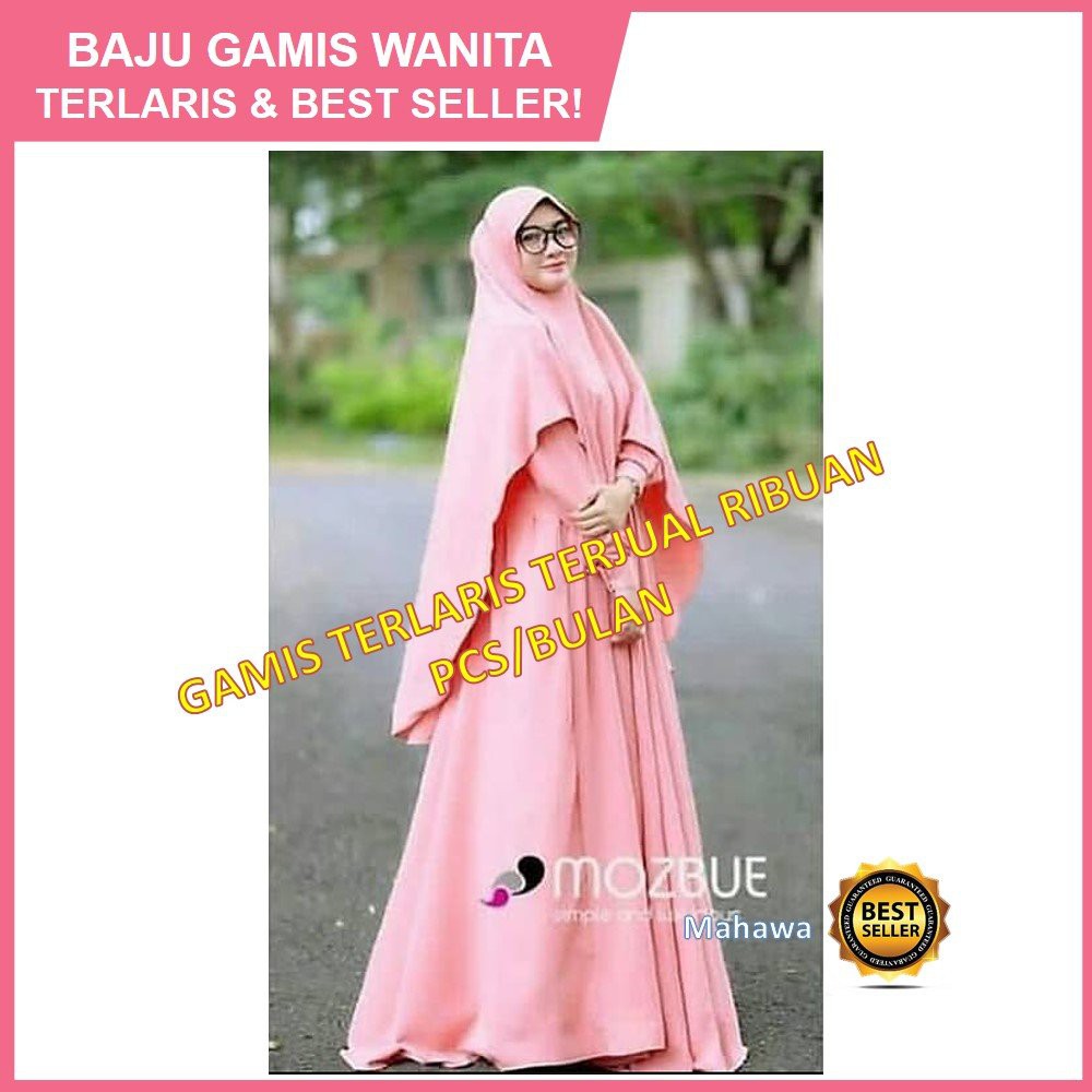 TERLARIS Gamis Syari Muslim Wanita - Busana Muslim Syari Wanita muslimah