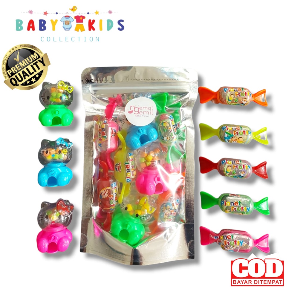 

Permen Helkit Dispenser Mixed | Permen Pita Candy Toys Kualitas Premium