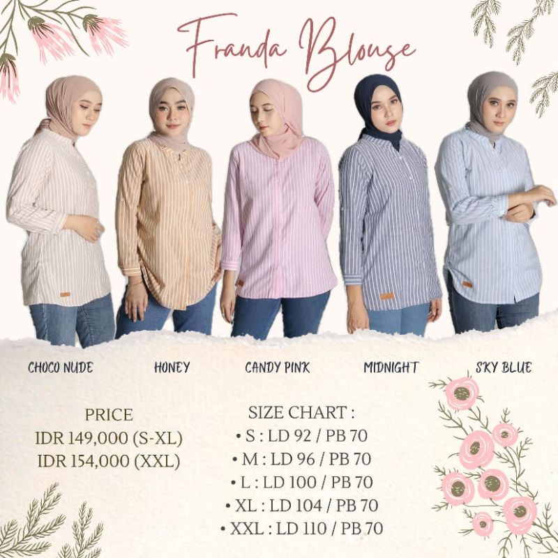 Franda Blouse Nadheera Luxury