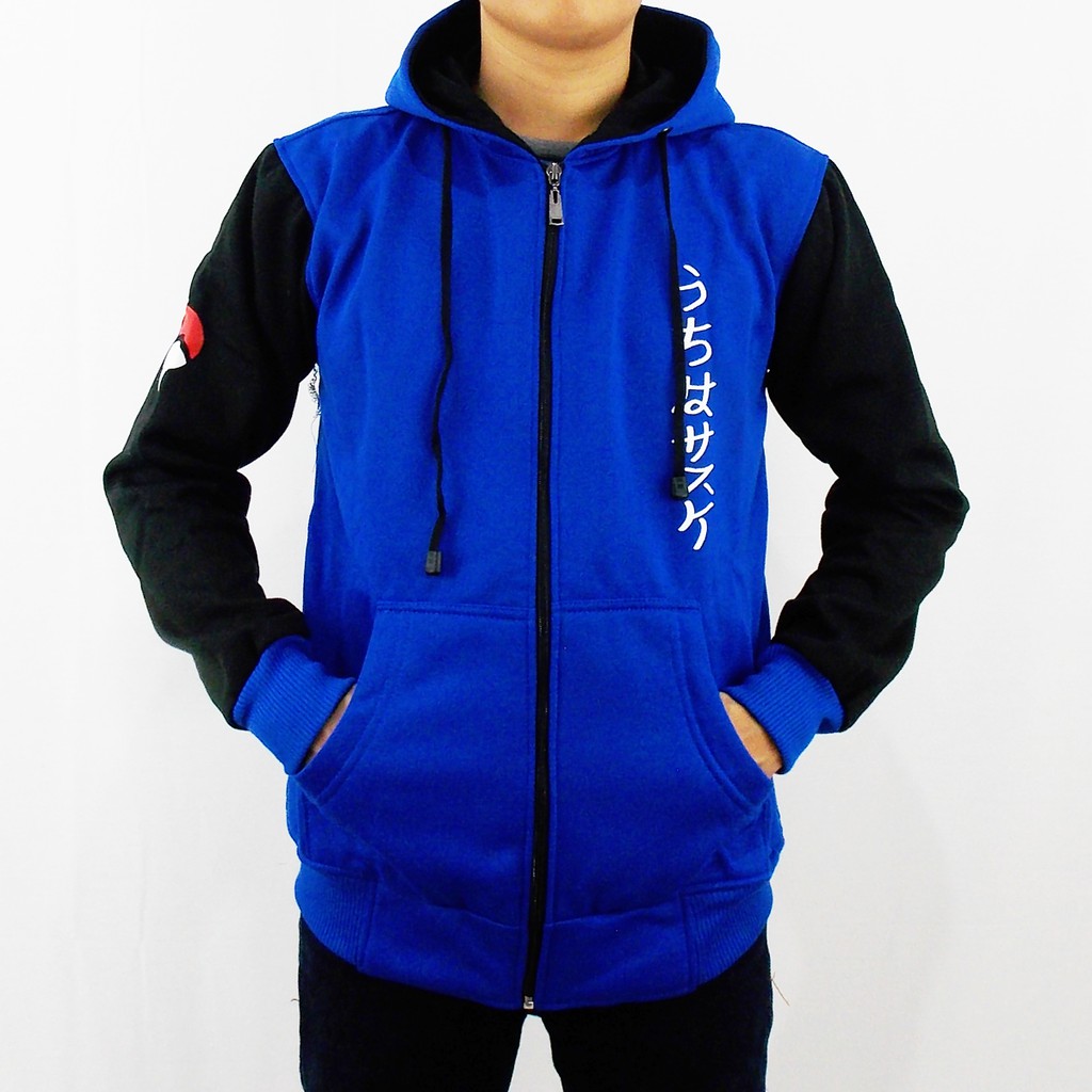 JAKET ANIME NARUTO UCHIHA CLAN - JAKET NARUTO UCHIHA CLAN - JAKET UCHIHA CLAN SASUKE ITACHI 01