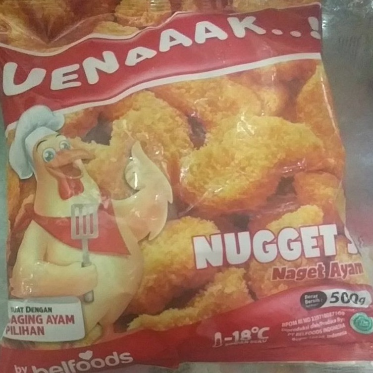 

BELFODS uenaak nugget s naget ayam 500gr