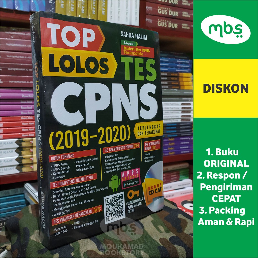 Buku Top Lolos Tes Cpns Plus Kunci Jawaban Dan Pembahasan Detail Shopee Indonesia