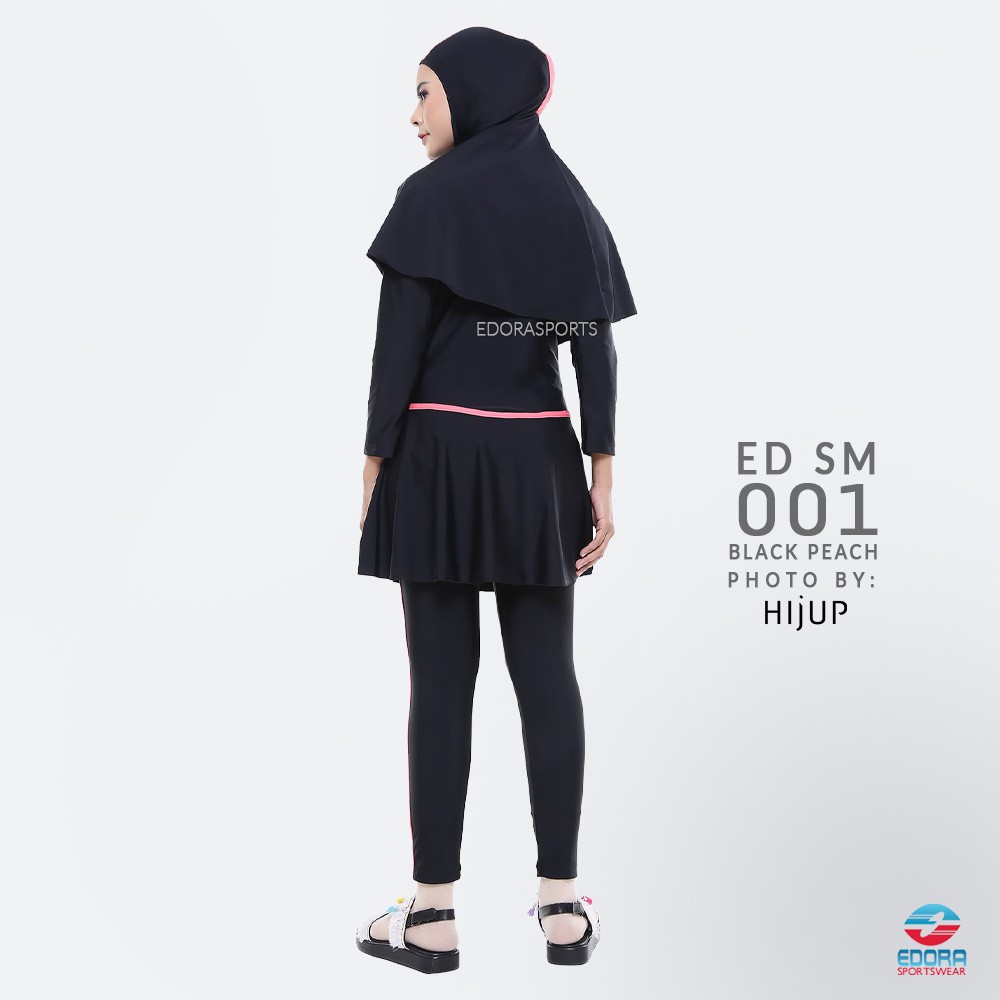 EDORA Baju Renang Muslim Wanita Dewasa ED SM Model SLIM FIT MUSLIMAH