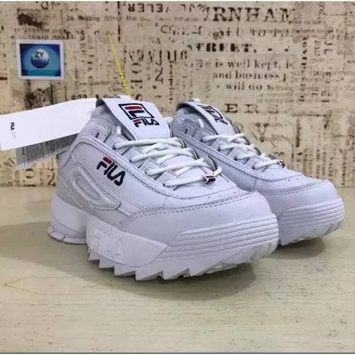 sepatu fila original sepatu fila disruptor sepatu fila wanita putih B