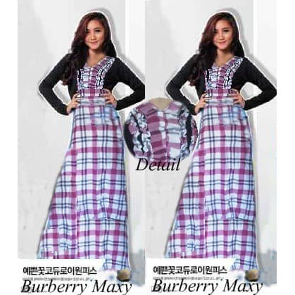 Baju pakaian wanita Burberry Rempel Maxy terbaru modern trendy