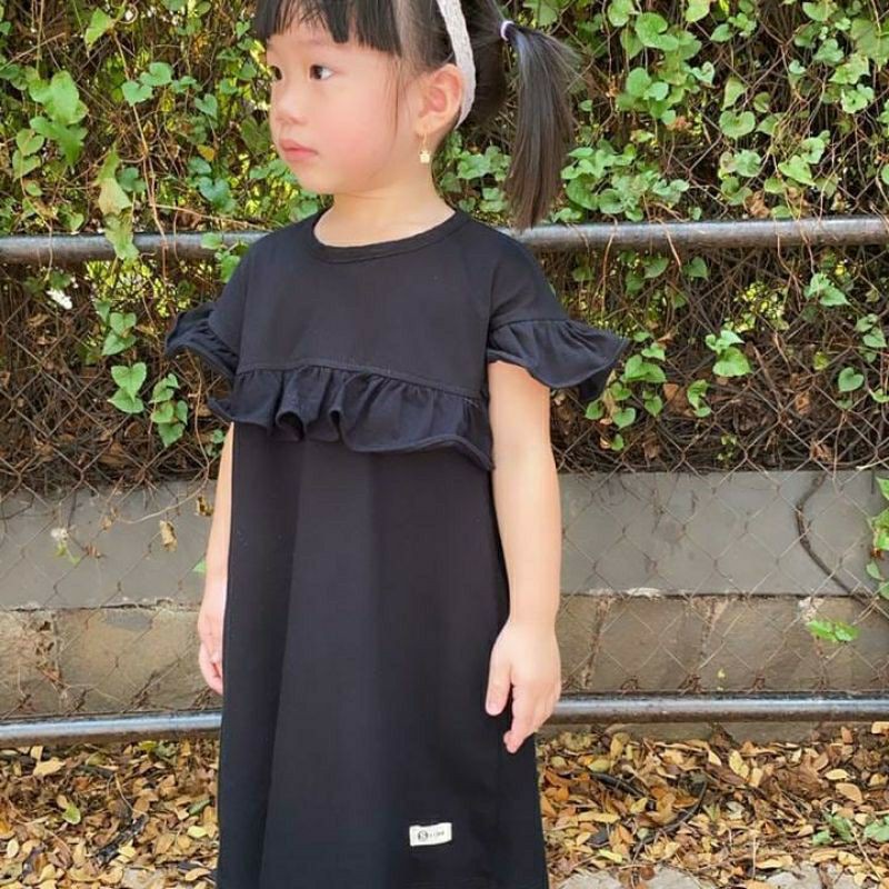 LING LING DRESS 1-5 TAHUN RUFFLE POLOS