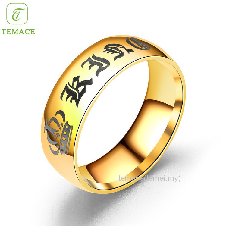 Cincin tangan titanium c05 black silver keren cowo cewe