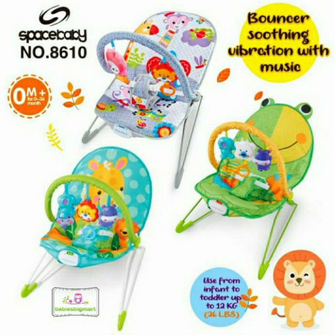 Bouncer Spacebaby SB 8610 Space Baby bouncer bayi