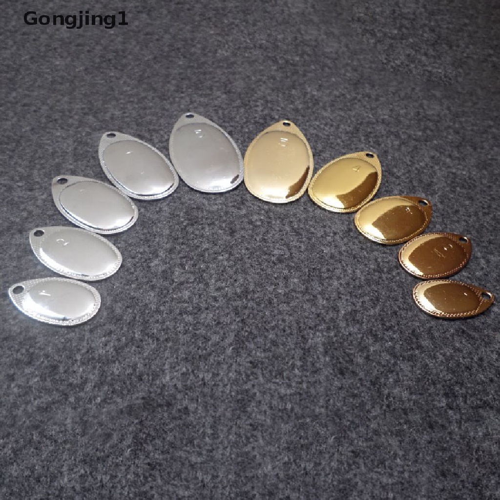 Gongjing1 10 Pcs Mata Pisau Spinner Bahan Lapis Nikel Steel