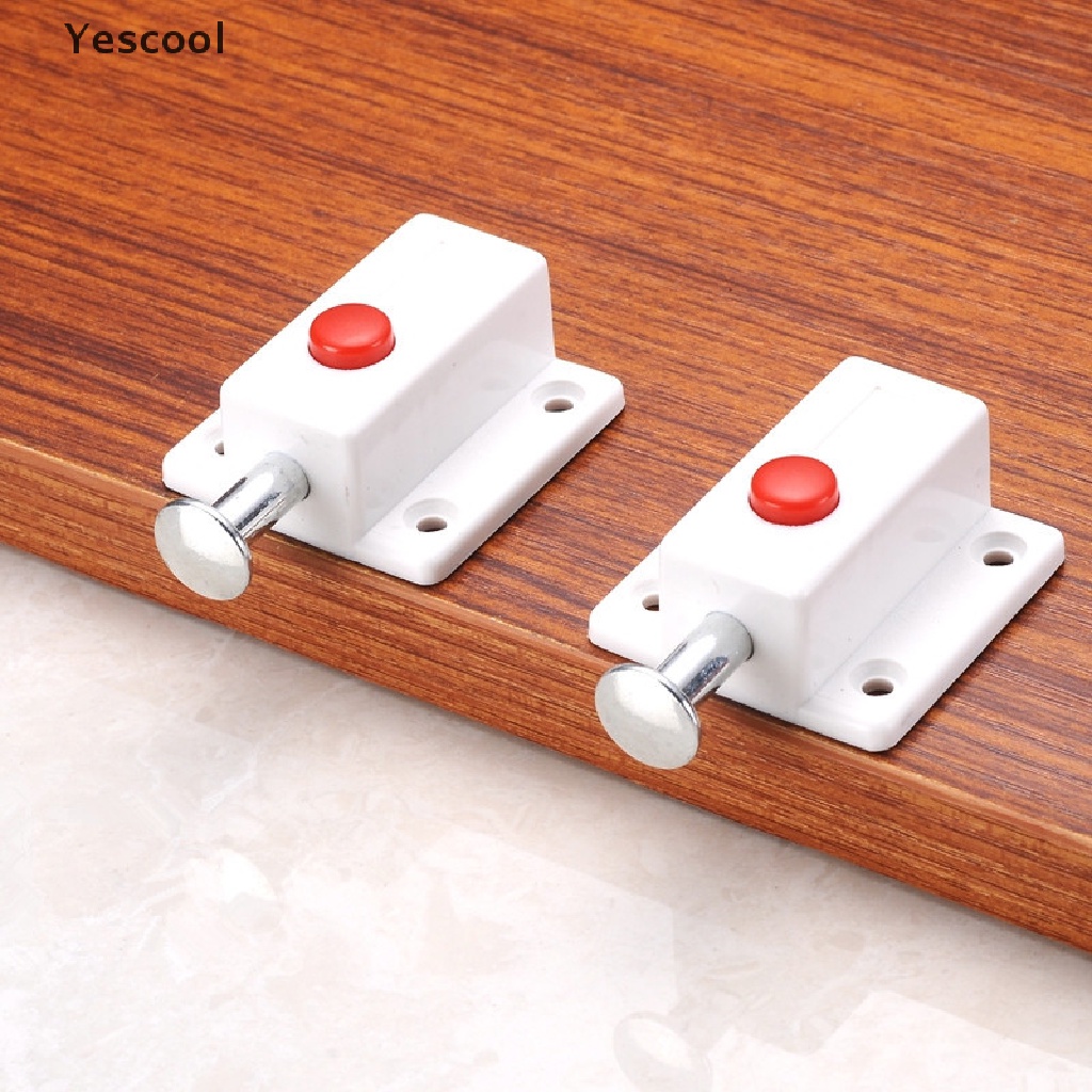 Yescool 2pcs Door Bolt Latch Lock For Door Window Cabinet Box Cupboard Slide Locker Home .