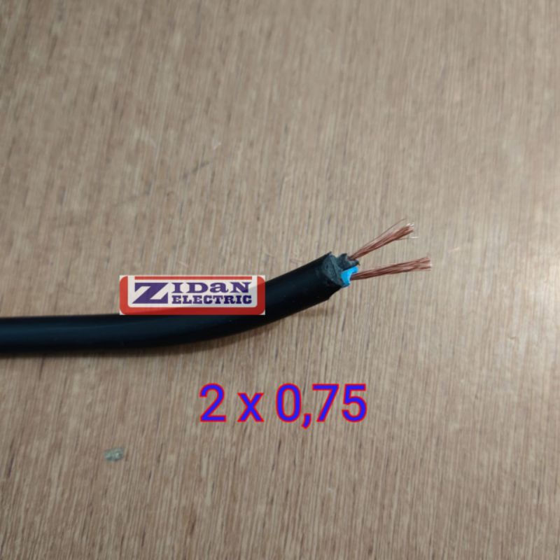 Kabel Listrik NYM HYO 2x0,75 70m (Serabut) Putih Hitam Aulia