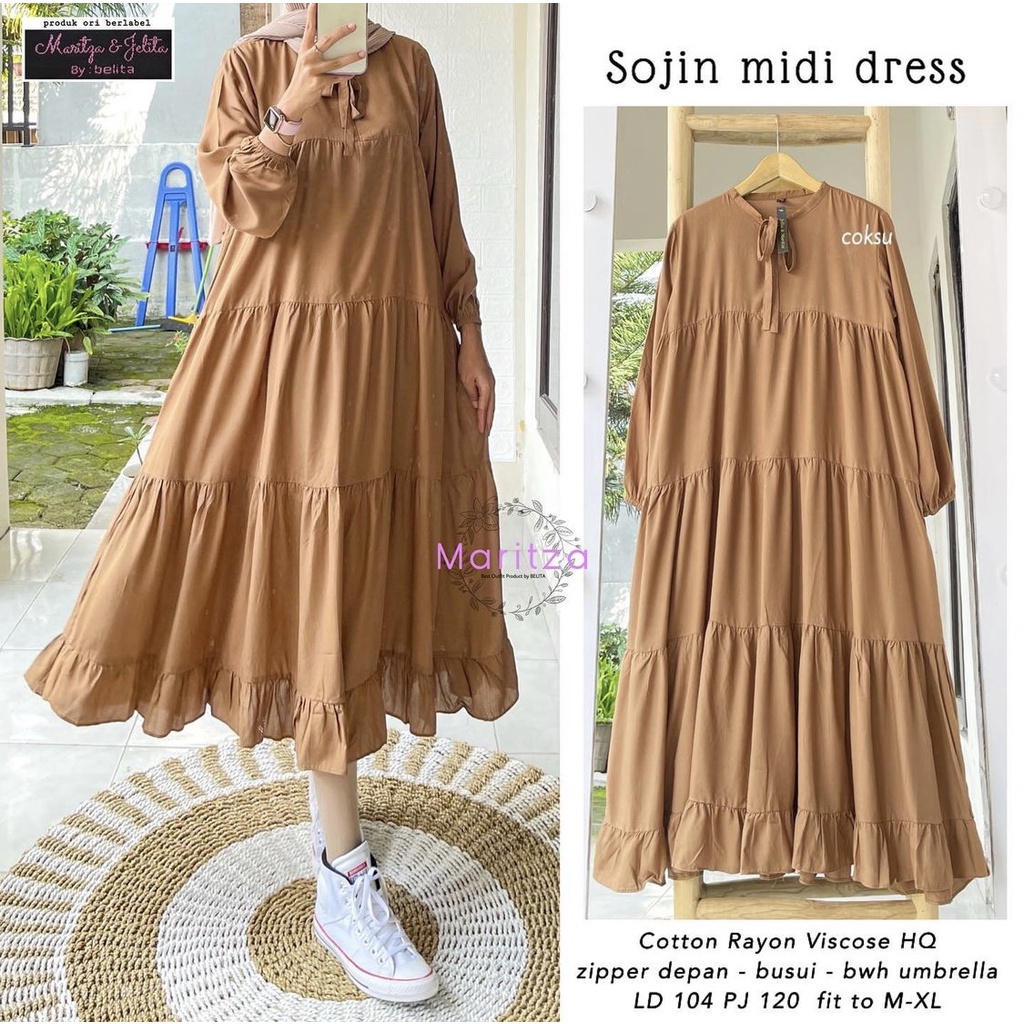 Sojin midi dress premium