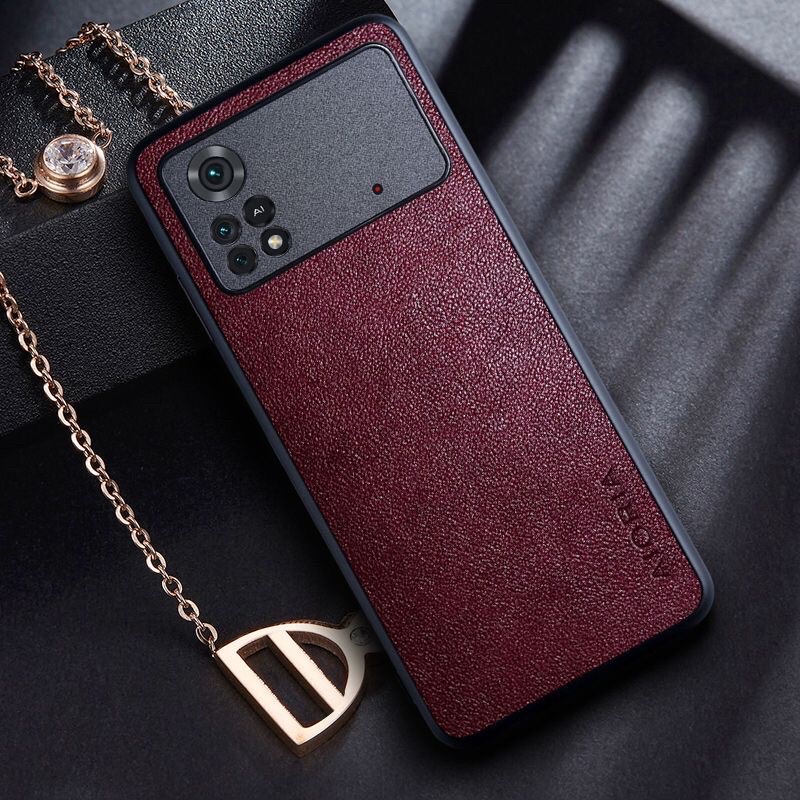 POCO M4 PRO 4G CASING LEATHER CASE PREMIUM LEATHER CASE AIORIA