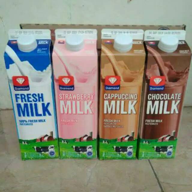 

Susu segar fresh milk daimond 948 ml/12 pcs/karton