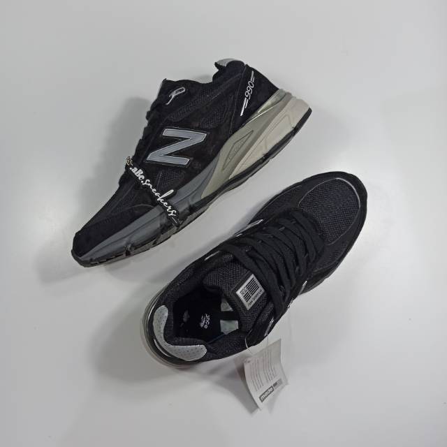  NEW  BALANCE  990V4 BLACK WHITE Shopee Indonesia