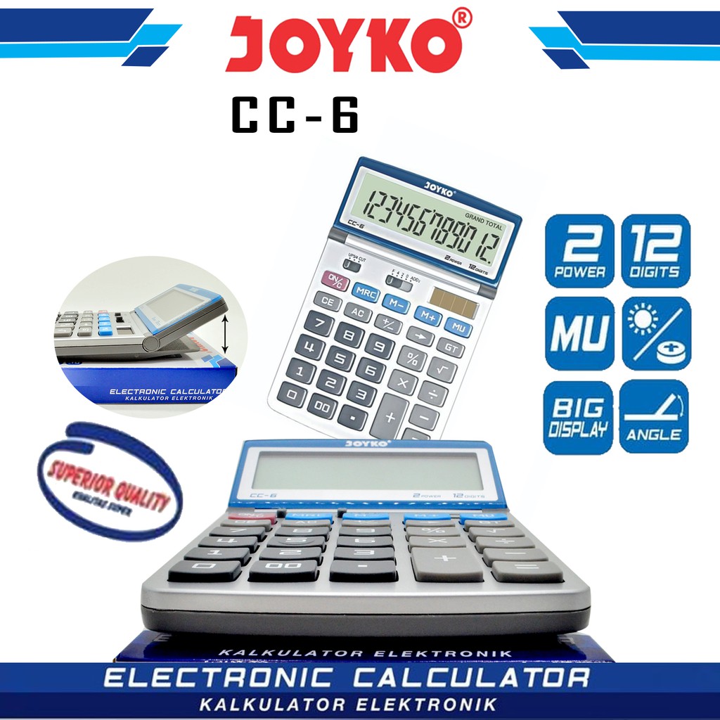 

Kalkulator JOYKO CC-6 12 Digit