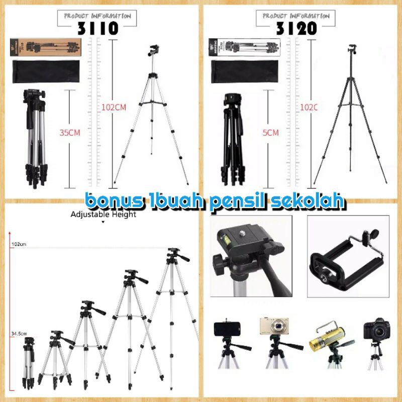 

TRIPOT 3120&3110FRE HOLDER U DAN HADIAH MENARIK
