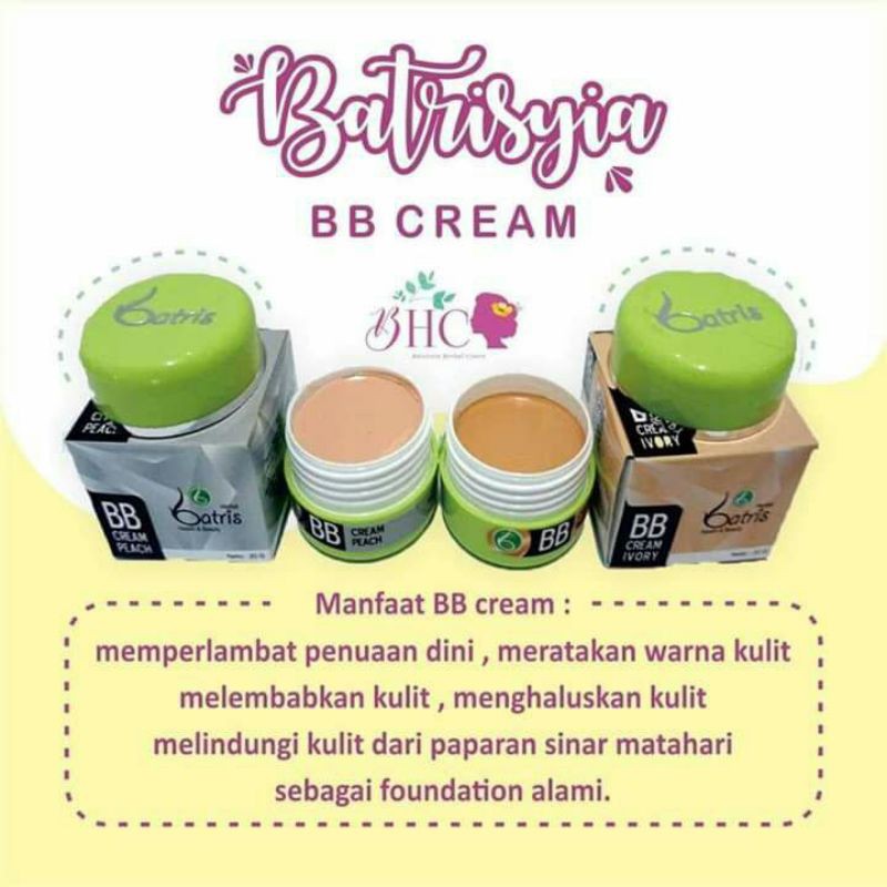 Batrisyia BB Cream Lightening / foundation / alas bedak