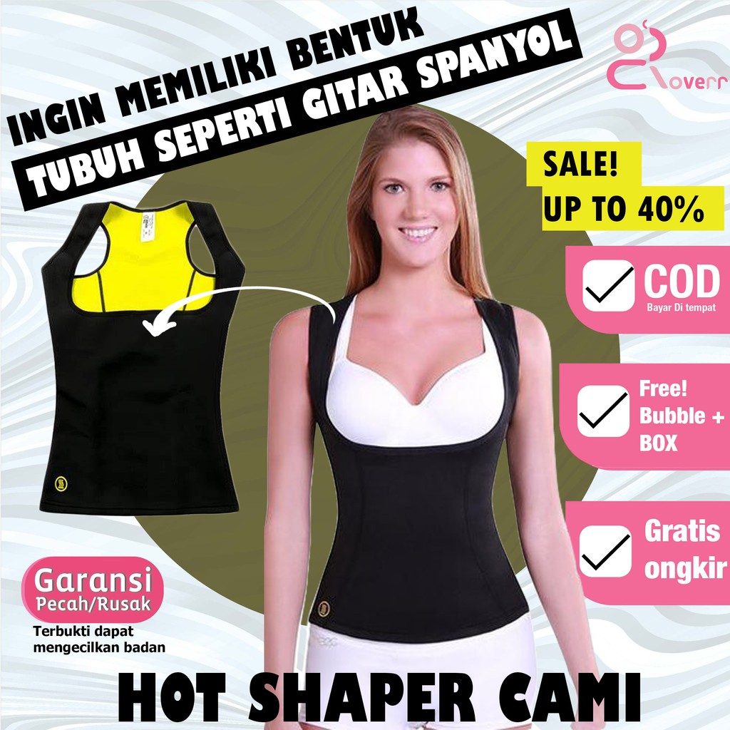 Korset Slimming Suit Rompi Baju Hot Shapers Cami Original Neotex Pelangsing Perut  Pembakar Lemak V3