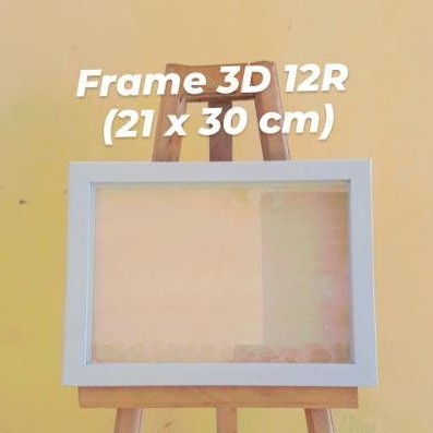 Frame Bingkai 3D Box ukuran 12R (21x30cm)