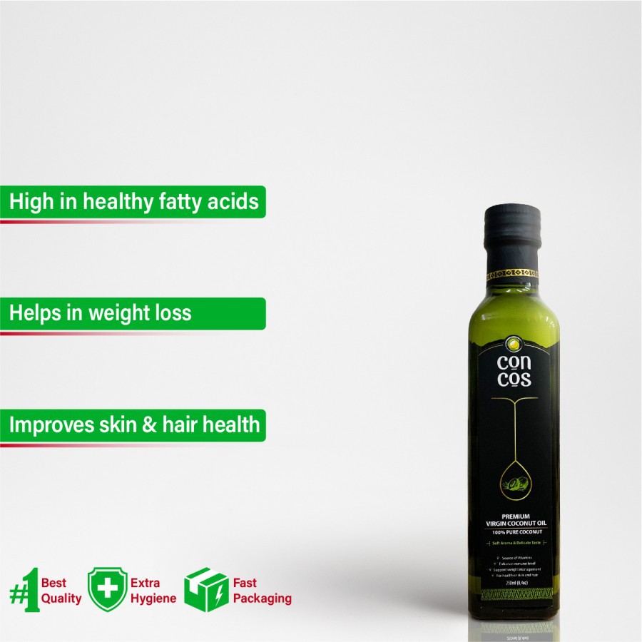 

CONCOS Pure Virgin Coconut Oil / Minyak Kelapa Murni - [ 250 ml ]