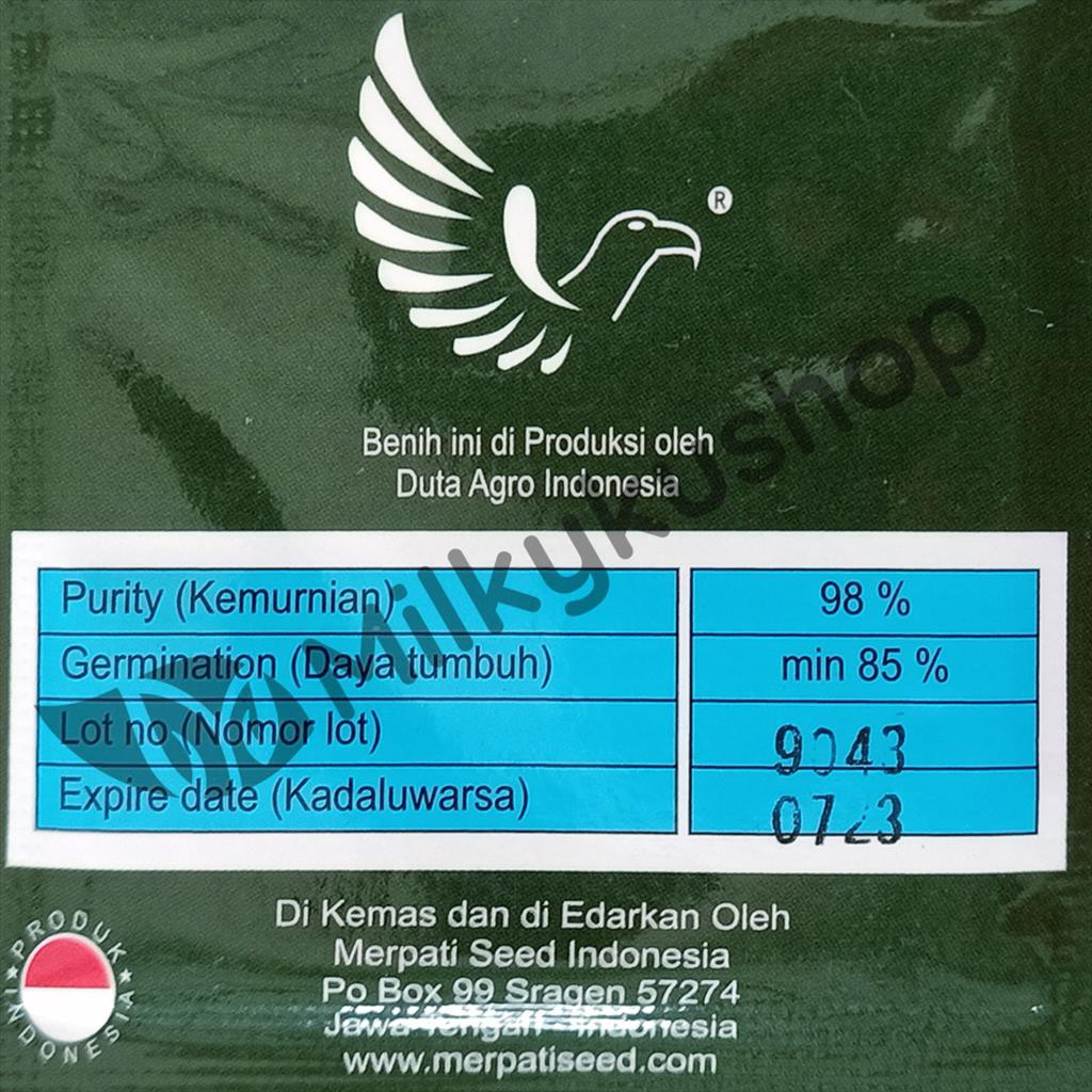 BENIH MERPATI SEED PAITO BAYAM 10000 BIJI SACHET KEMASAN PABRIK