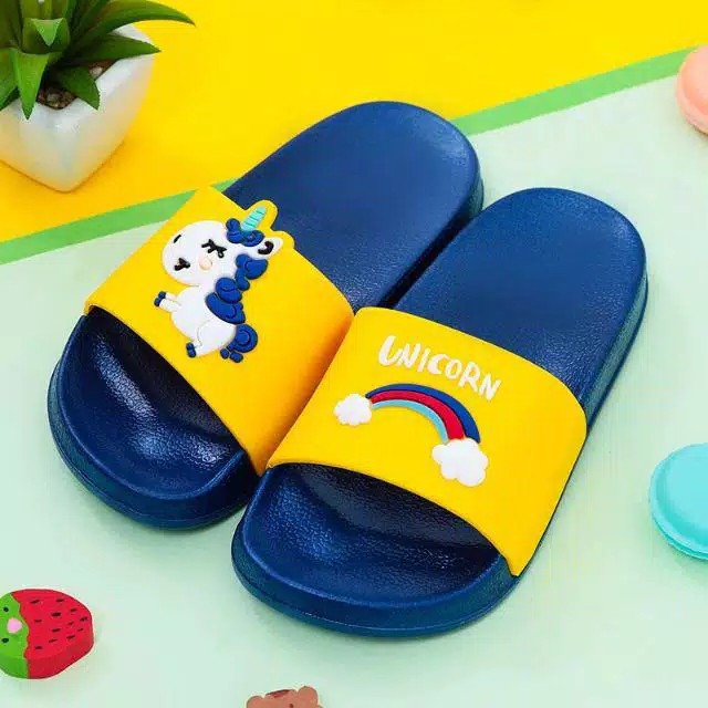 SANDAL KARET DEWASA KARAKTER UNICORN 36-40