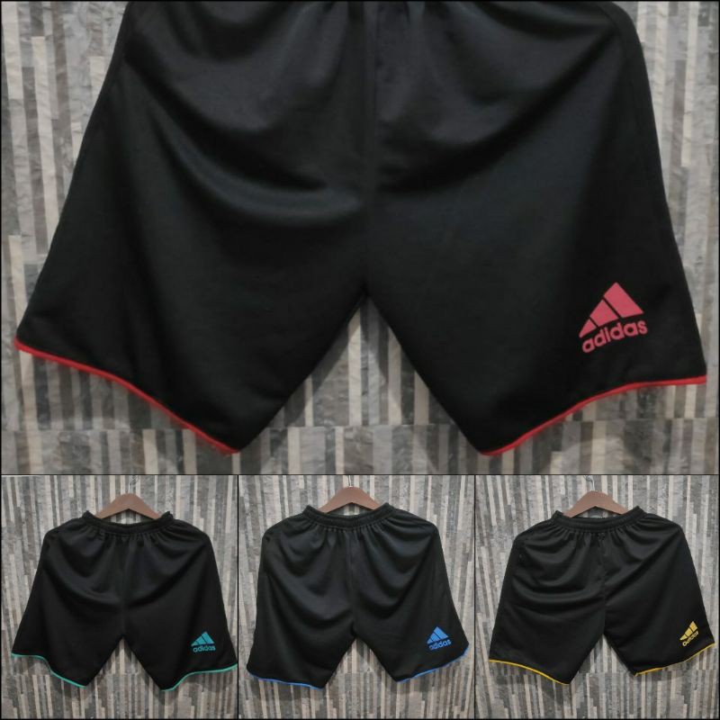 TERMURAH! CELANA PENDEK OLAHRAGA PRIA / Celana Hitam Sport Spandex Lotto