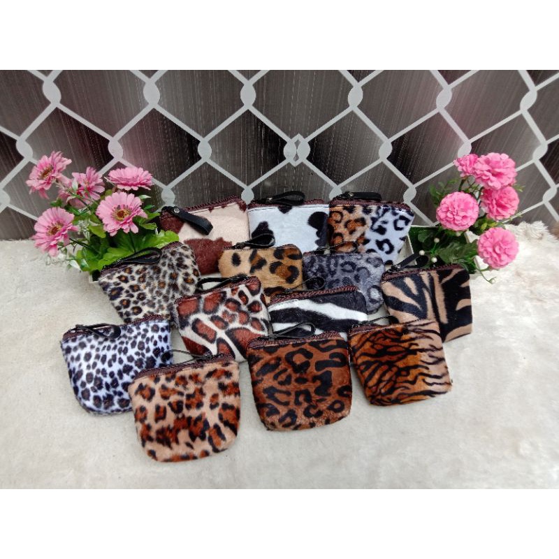 Dompet koin leopard/dompet koin macan