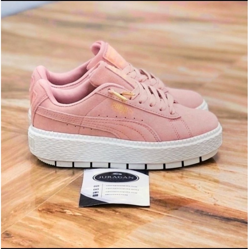 Puma Suede Platform Trace &quot;Peach Beige&quot;