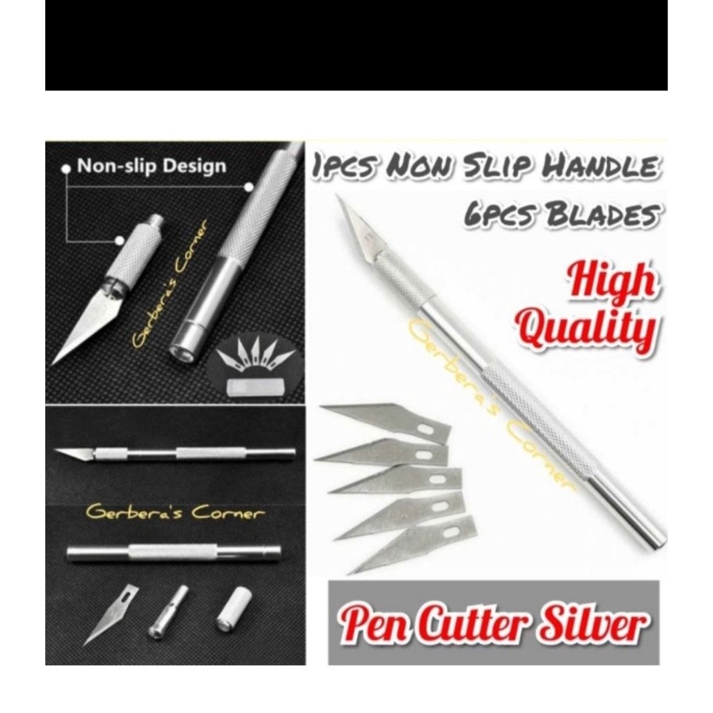 

PEN CUTTER bonus 5 refill mata pisau